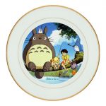 طبق زينة للطعام باطار داخلي ذهبي بتصميم الصيد مع جاري توتورو