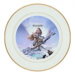 طبق زينة للطعام باطار داخلي ذهبي بتصميم الصيّادة إلوي هورايزن زيرو داون