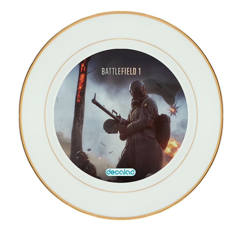 طبق زينة للطعام باطار داخلي ذهبي بتصميم باتلفيلد 1 MG08 طبق زينة للطعام باطار داخلي ذهبي بتصميم باتلفيلد 1 MG08