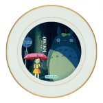 طبق زينة للطعام باطار داخلي ذهبي بتصميم جاري توتورو والطفله