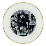 طبق زينة للطعام باطار داخلي ذهبي بتصميم ديث نوت ذكريات ريوك