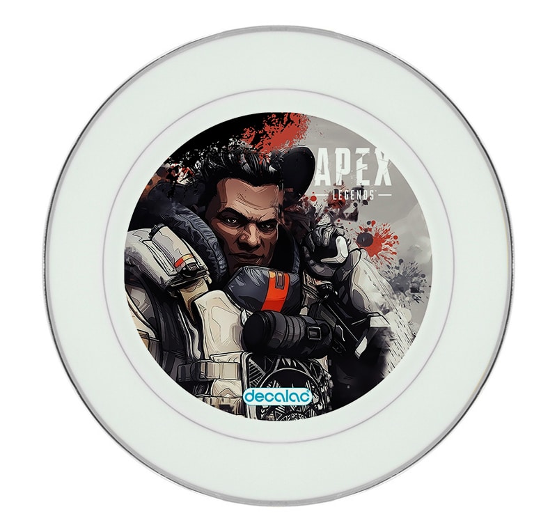 طبق زينة للطعام باطار داخلي فضي بتصميم أبيكس ليجندز جبل طارق طبق زينة للطعام باطار داخلي فضي بتصميم أبيكس ليجندز جبل طارق