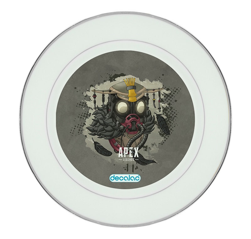 طبق زينة للطعام باطار داخلي فضي بتصميم أبيكس ليجندزالمخيف بلد هاوند طبق زينة للطعام باطار داخلي فضي بتصميم أبيكس ليجندزالمخيف بلد هاوند