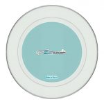 طبق زينة للطعام باطار داخلي فضي بتصميم أنت تبدو رائعة