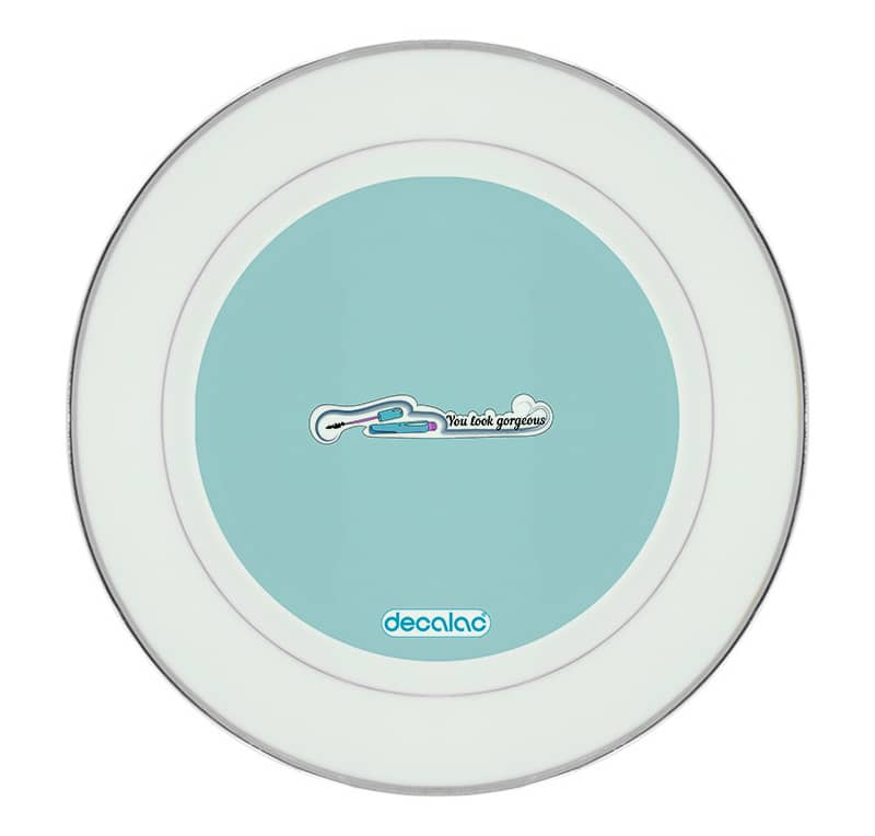 طبق زينة للطعام باطار داخلي فضي بتصميم أنت تبدو رائعة طبق زينة للطعام باطار داخلي فضي بتصميم أنت تبدو رائعة