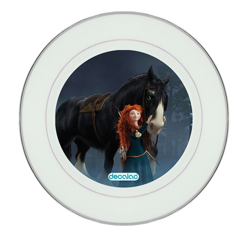 طبق زينة للطعام باطار داخلي فضي بتصميم الأميرة مريدا طبق زينة للطعام باطار داخلي فضي بتصميم الأميرة مريدا