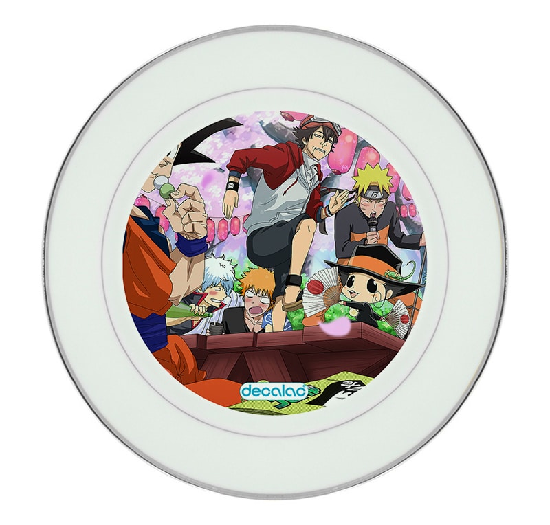 طبق زينة للطعام باطار داخلي فضي بتصميم الاحتفال مع كل الانميات طبق زينة للطعام باطار داخلي فضي بتصميم الاحتفال مع كل الانميات