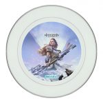 طبق زينة للطعام باطار داخلي فضي بتصميم الصيّادة إلوي هورايزن زيرو داون