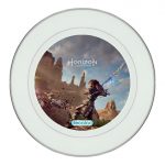 طبق زينة للطعام باطار داخلي فضي بتصميم المقاتلة إلوي هورايزن زيرو داون