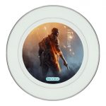 طبق زينة للطعام باطار داخلي فضي بتصميم باتلفيلد 1 M1911