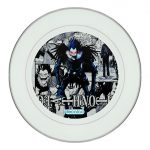 طبق زينة للطعام باطار داخلي فضي بتصميم ديث نوت ذكريات ريوك