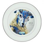 طبق زينة للطعام باطار داخلي فضي بتصميم ريفينانت الأسطوري