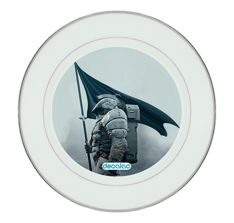 طبق زينة للطعام باطار داخلي فضي بتصميم شياطين هومو ديث ستراندنغ طبق زينة للطعام باطار داخلي فضي بتصميم شياطين هومو ديث ستراندنغ