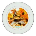 طبق زينة للطعام باطار داخلي فضي بتصميم غضب ناتسو فيري تيل