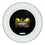 طبق زينة للطعام باطار داخلي فضي بتصميم كول أوف ديوتي