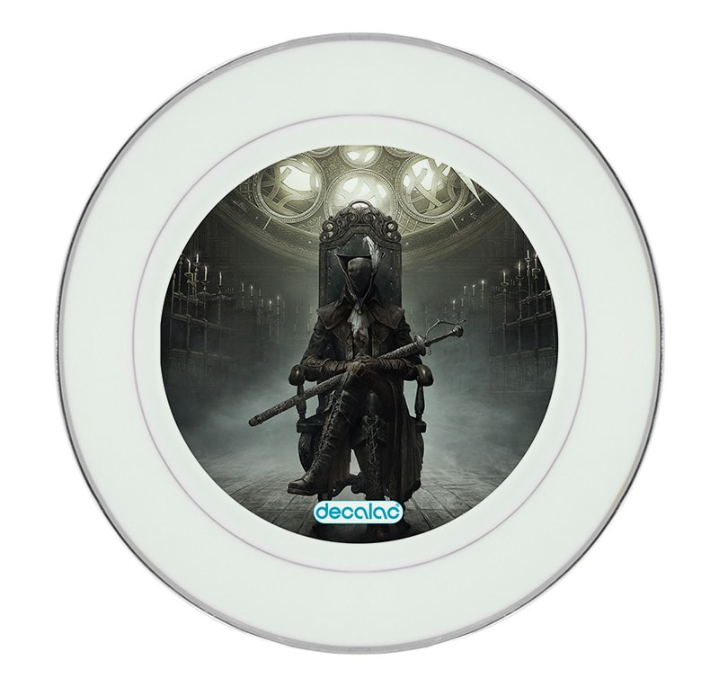 طبق زينة للطعام باطار داخلي فضي بتصميم ليدي ماريا بلود بورن طبق زينة للطعام باطار داخلي فضي بتصميم ليدي ماريا بلود بورن