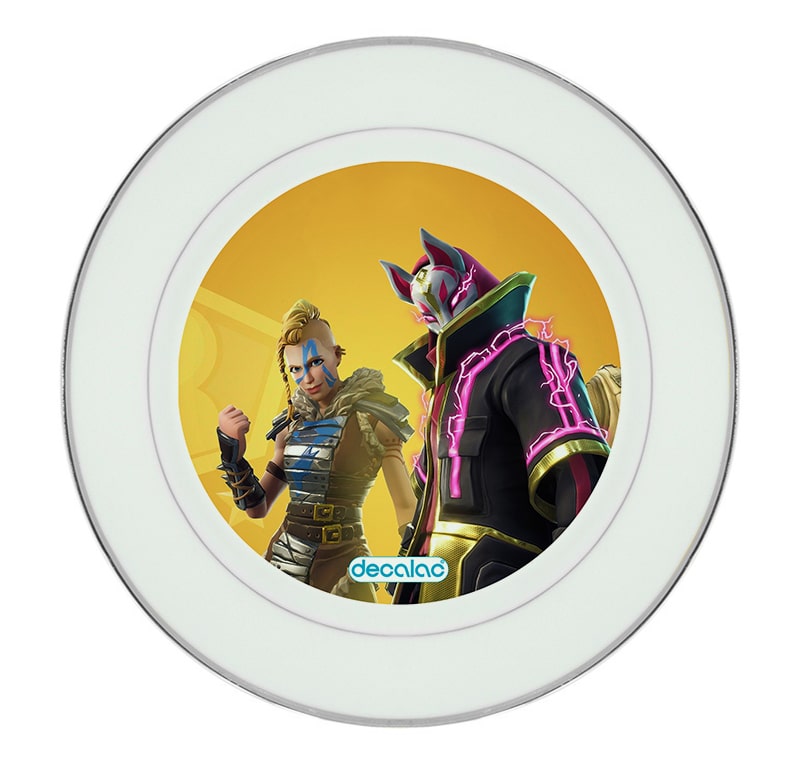 طبق زينة للطعام باطار داخلي فضي بتصميم ناروتو انبو فورت نايت طبق زينة للطعام باطار داخلي فضي بتصميم ناروتو انبو فورت نايت