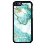 كفر آيفون 6 بتصميم أزرق ذهبي