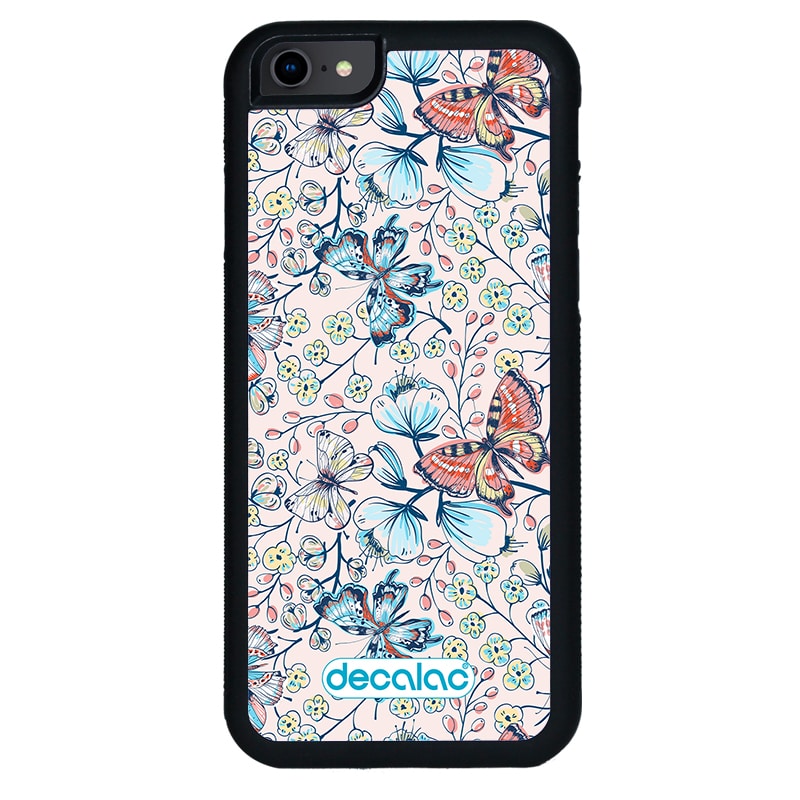 كفر آيفون 6 بلس بتصميم ورود وفراشات كفر آيفون 6 بلس بتصميم ورود وفراشات