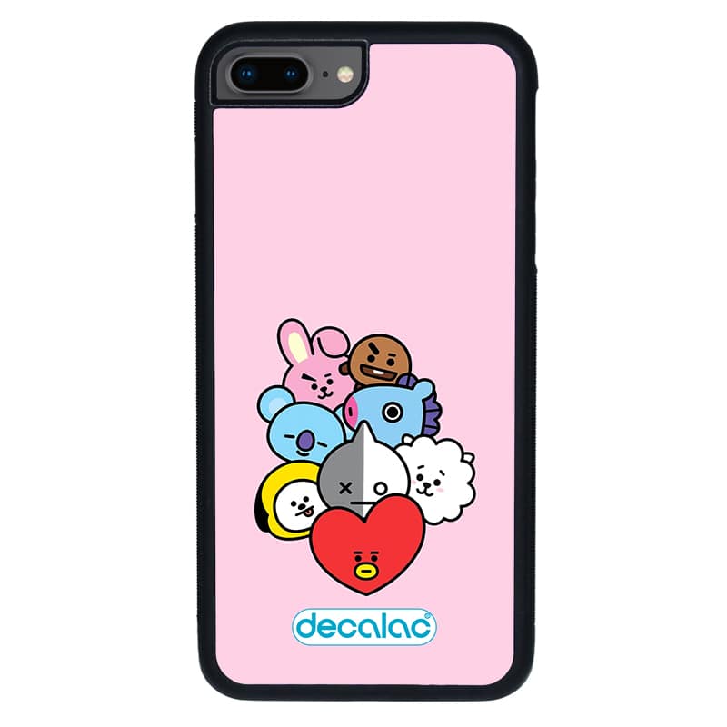 كفر آيفون 7 بلس بتصميم بتس شخصيات BT21 كفر آيفون 7 بلس بتصميم بتس شخصيات BT21