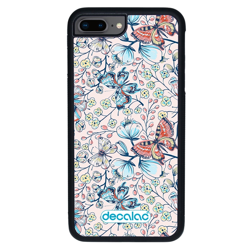 كفر آيفون 7 بلس بتصميم ورود وفراشات كفر آيفون 7 بلس بتصميم ورود وفراشات