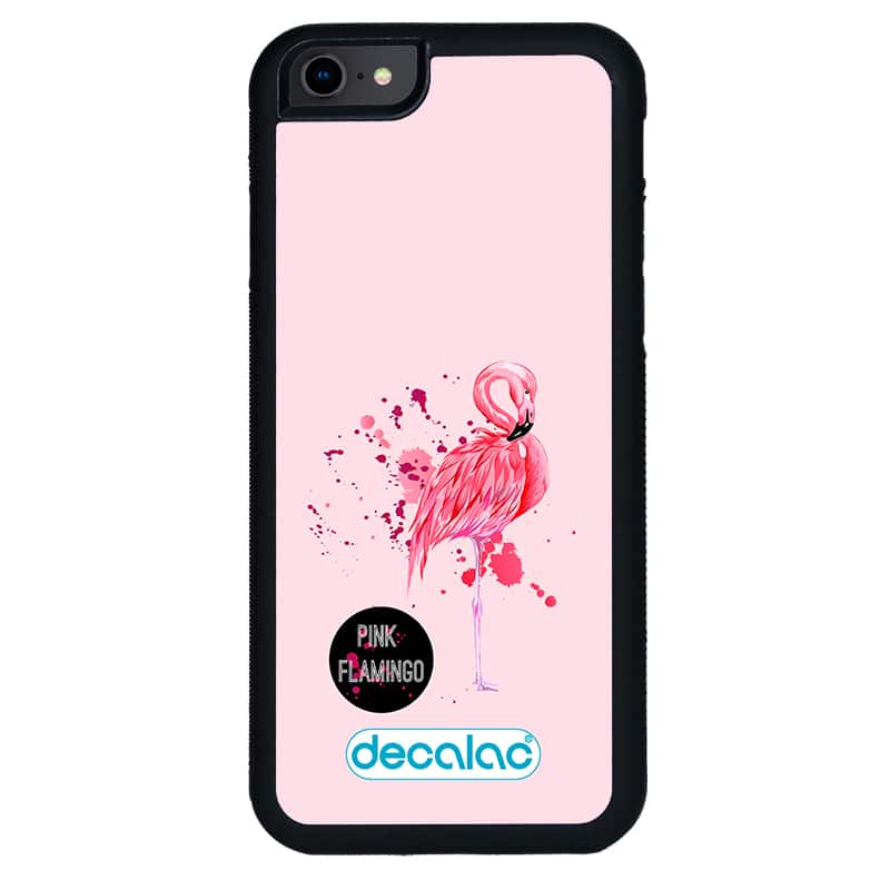 كفر آيفون 8 بتصميم فلامنجو وردي كفر آيفون 8 بتصميم فلامنجو وردي