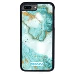 كفر آيفون 8 بلس بتصميم أزرق ذهبي