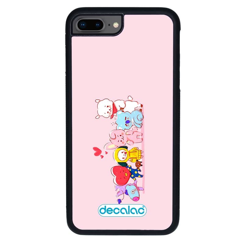 كفر آيفون 8 بلس بتصميم شخصيات BT21 المحبوبة كفر آيفون 8 بلس بتصميم شخصيات BT21 المحبوبة