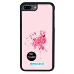 كفر آيفون 8 بلس بتصميم فلامنجو وردي