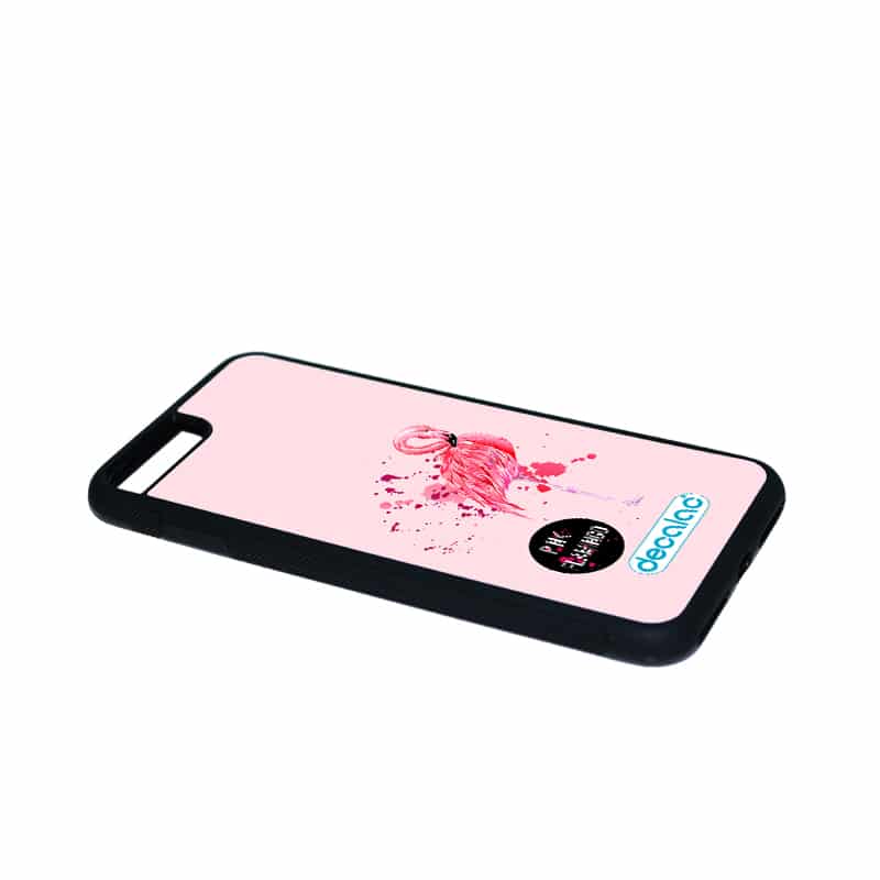 كفر-آيفون-8-بلس-بتصميم-فلامنجو-وردي-2