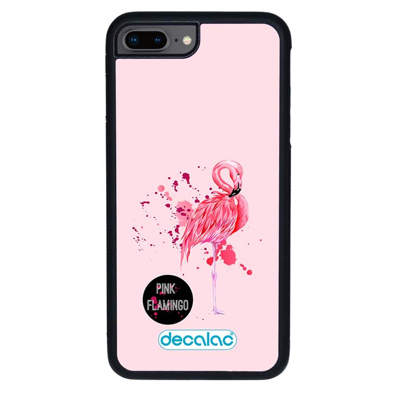 كفر آيفون 8 بلس بتصميم فلامنجو وردي كفر آيفون 8 بلس بتصميم فلامنجو وردي