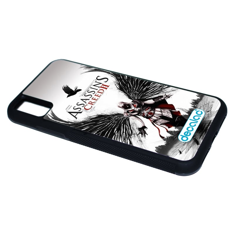 كفر-آيفون-X-بتصميم-أساسنز-كريد-الجناح-الأسود-2