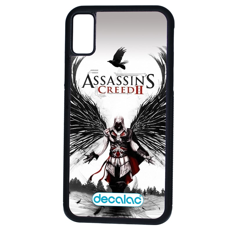 كفر آيفون X بتصميم أساسنز كريد الجناح الأسود كفر آيفون X بتصميم أساسنز كريد الجناح الأسود