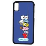 كفر آيفون X بتصميم خط السعادة شخصيات BT21