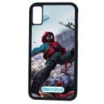 كفر آيفون X بتصميم  سبايدر مان الصغير