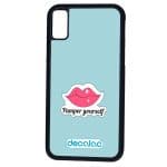 كفر آيفون X بتصميم شفاه جذابه