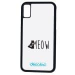 كفر آيفون X بتصميم قطه لطيفه