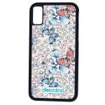 كفر آيفون X بتصميم ورود وفراشات