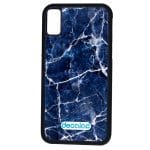 كفر آيفون XR بتصميم أزرق وأبيض