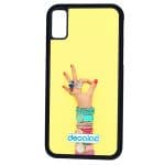 كفر آيفون XR بتصميم اكسسوارات يد امرأة