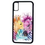 كفر آيفون XR بتصميم حمار وحشي ملون