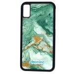 كفر آيفون XR بتصميم ذهبي وأخضر