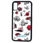 كفر آيفون XR بتصميم رسومات يابانيه