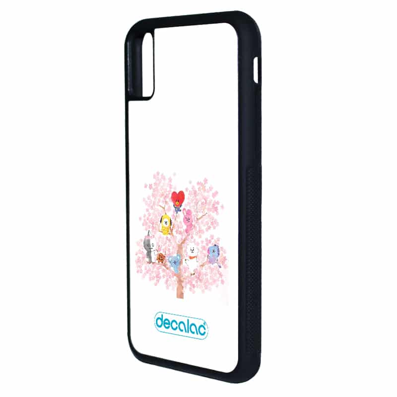 كفر-آيفون-XR-بتصميم-شجرة-الكرز-شخصيات-BT21-1