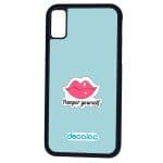 كفر آيفون XR بتصميم شفاه جذابه