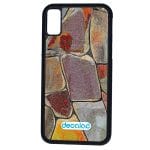 كفر آيفون XR بتصميم صخور ملونه