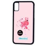 كفر آيفون XR بتصميم فلامنجو وردي