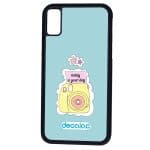 كفر آيفون XR بتصميم كرتون كاميرا