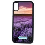 كفر آيفون XR بتصميم ورود بنفسجيه