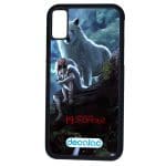 كفر آيفون XS بتصميم الاميرة مونونوكي مع ذئب